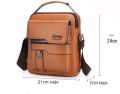 Mens messenger bag shoulder bag Business mens casual pu leather messenger bag. 