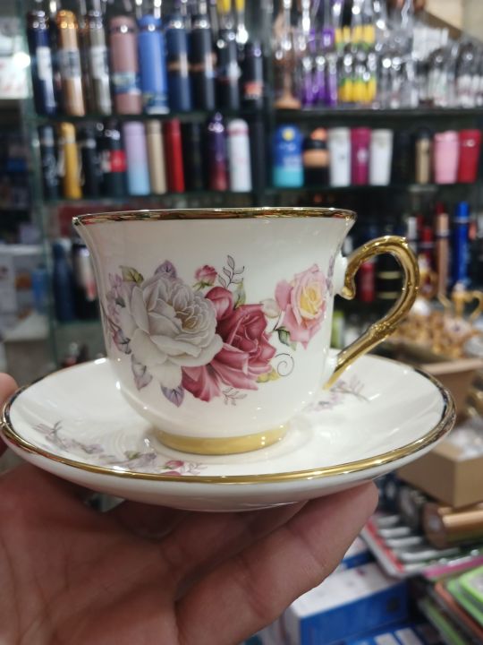 13%20Pcs%20Tea%20Set%20original%20bone%20china%20Tea%20set%20with%20golden%20stand%20-%20Image%202