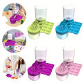 Paint Brush Cleaner With Drain Button Automatic Water Circulation Paint Brush Cleaning Machine Cleaning Bucket Art Tools. 