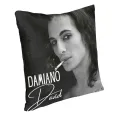 Damiano David Cushion Cover Sofa Living Room Maneskin Square Throw Pillow Case 45x45cm Double Sided Print Pillowcases. 