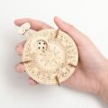  3D Wooden Puzzle Dice Model Kit DIY Handmade Crafts to Create Unique Birthday or  . 