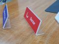 Customize Table Name Plate | Premium Quality Acrylic Table Nameplate 3mm Thickness | Sides tapper | Digital Print | Office Accessories For Table | Acrylic Table Name Plate For Office Desk | Acrylic Table Name Plate | Accessories For Office Table & School. 