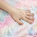 Super Soft Plush Round Rug Mat Fluffy White Carpets For Living Room Home Decor Bedroom Kid Room Decoration Salon Thick Pile Rugs. 