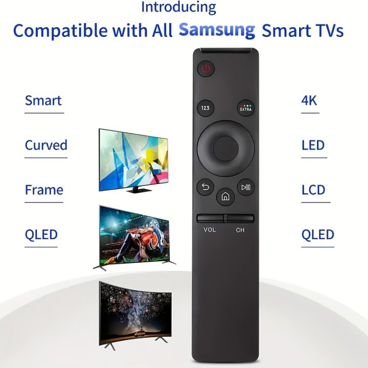 Universal Remote Control Support Samsung 2K 4K 8K 3D HD UHD Curved LED QLED Smart TVs and Old TVs BN59-01259B/D/E BN59-01241A
