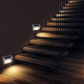 6 LED Solar Stair Lights Waterproof Outdoor Step Fence Lamp for Deck Path Garden Yard. 