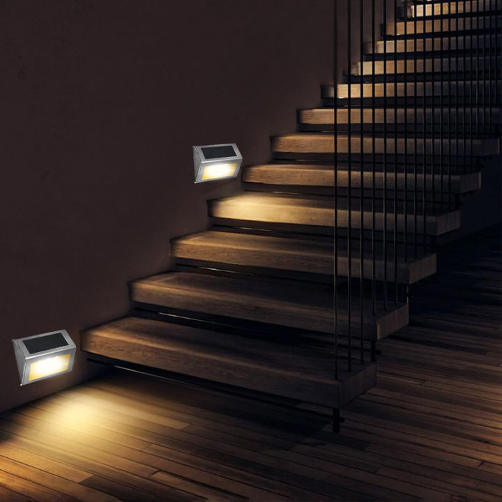 6%20LED%20Solar%20Stair%20Lights%20Waterproof%20Outdoor%20Step%20Fence%20Lamp%20for%20Deck%20Path%20Garden%20Yard%20-%20Image%206