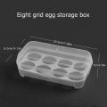 3/4/8 Grids Egg Holder Shockproof Kitchen Container Case Organizer for Outdoor Camping Picnic Portable Egg Storage Box.