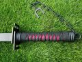 All black katana sword for home decor. 