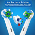 4pack Toothbrush Heads Compatible with Most Oral B Electric Toothbrushes, Pack of 4 Replacement Toothbrush Head,White.