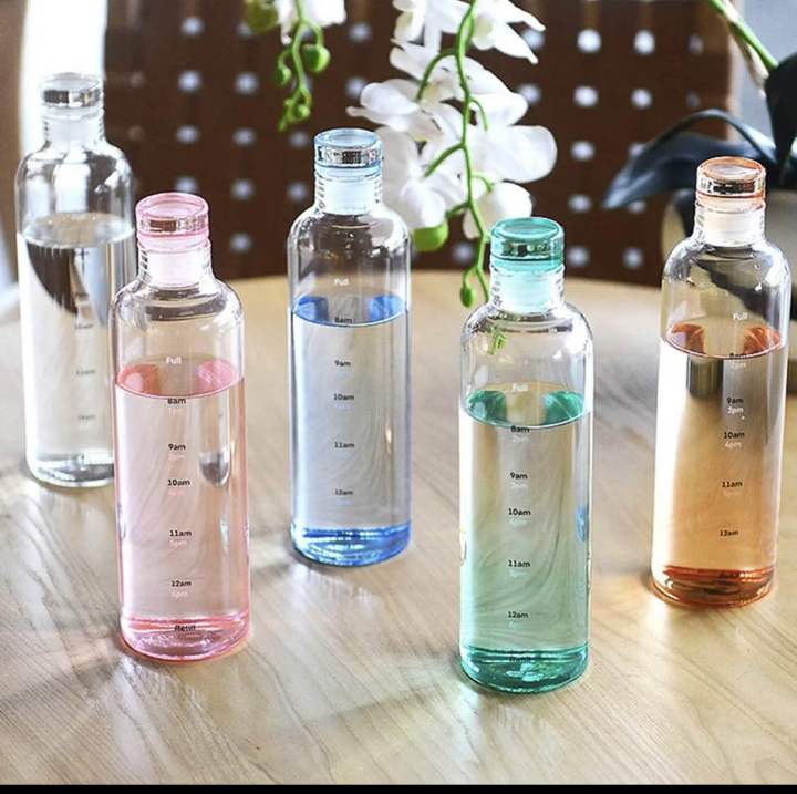 Glass water bottle 500ml