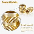 100Pcs M3 Threaded Heat Insert Embedment Nut Knurled Brass M3X4X5 For 3D Printer Voron 2.4 And Others. 