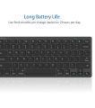 mini keyboard arteck hb098 universal bluetooth keyboard Ergonomic design Ergonomic size AAA battery operated very high quality bluetooth keyboard Black COLOR. 