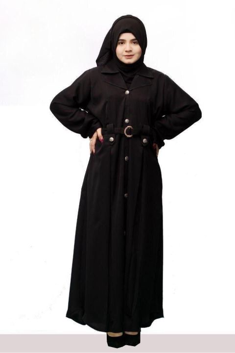 Women And Girl Long Coat With Separate 2 Pocket