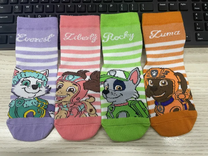 100%25%20Genuine%20Paw%20Patrol%201SET%20Baby%20Spring%20Autumn%20Summer%20Knitted%20Socks%20Skye%20Everest%20Liberty%20Chase%20Marshall%20Rubble%20Rocky%20Age%203-7T%20-%20Image%203