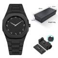 Official Box Adjustable Tool Watch for Men - Stainless Steel Luxury Arabic Numeral Classic Style. 
