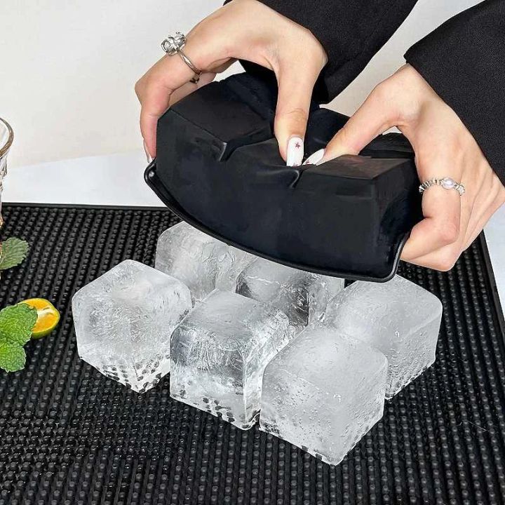 4/6/8%20Grid%20Silicone%20Ice%20Cube%20Tray%20Big%20Ice%20Cube%20Mold%20Square%20Ice%20Cube%20Maker%20Food%20Grade%20Reusable%20Ice%20Cube%20Mould%20Whiskey%20Ice%20Mold%20-%20Image%205
