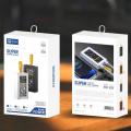 Bolt PD Fast Charging Power Bank 120W with Dual Charging Ports, LED Display, Transparent Design, Available in 10,000mAh, 20,000mAh, and 30,000mAh. 