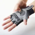 1 Pair Sports Cycling Gloves Half Finger Bike Gloves - Mountain Biking Gloves for Men and Women MTB Bicycle Gloves Working Out. 