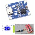 2 Pcs 5V mini TP4056 Lithium Battery Charging Board. Micro USB Charging module for 18650 Cell and 3.7v Cell. 