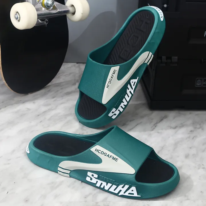 2024 New Summer Super Soft Outdoor Slippers PU Insole Men's And Women's Non-slip Sandals Couple Shoes
