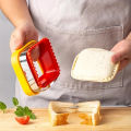 Sandwich Cutting Machine and Sealing Machine, Stainless Steel and Plastic Biscuit Cutting Machine, Square Pastry Cutting Machine. 