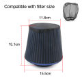 Universal Air Filter Protective Cover Black Oilproof Waterproof Air Filter Cover Black. 