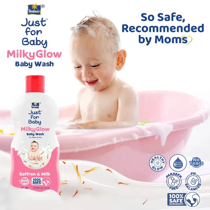 Parachute%20Just%20For%20Baby%20-%20Milky%20Glow%20Wash%20100ml%20-%20Image%202