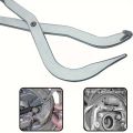 Drum brake spring clamp, spring disassembly clamp, disassembly and assembly drum brake adjustment and maintenance tool.