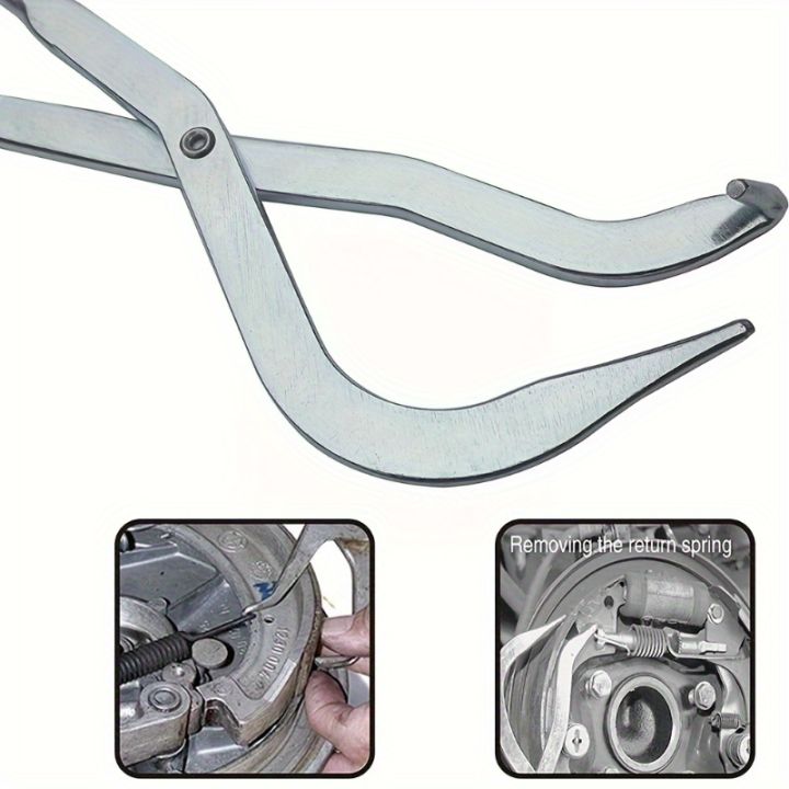 Drum brake spring clamp, spring disassembly clamp, disassembly and assembly drum brake adjustment and maintenance tool