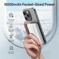 AOGUERBE 10000mAh Magnetic Power Bank 15W Wireless Portable Charger, LED Display. 