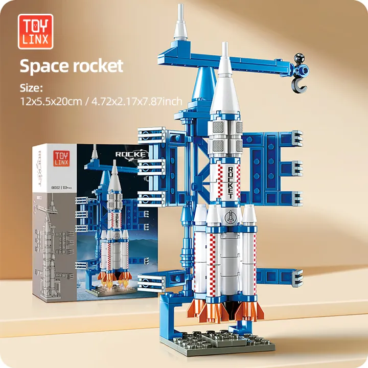 Space%20Shuttle%20Rocket%20Launch%20Center%20Lunar%20Lander%20DIY%20Model%20Building%20Blocks%20Mini%20Space%20Bricks%20Kids%20Astronaut%20Creative%20Assemble%20Toy%20-%20Image%207
