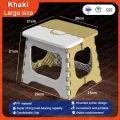 2024 New Plastic Folding Stool Portable Outdoor Small Stool Household Matzah Children Study Small Stool Train Small Bench Gifts. 