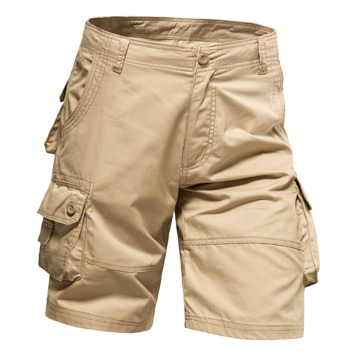 Men's%20Shorts%20Loose%20Large%20Size%20Multi-Pocket%20Overalls%20Summer%20Cotton%20Comfortable%20%20Pants%20Outdoor%20Casual%20Sports%20Beach%20Pants%20-%20Image%202