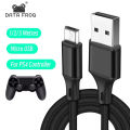 【Direct-sales】 FROG 1M 2M 3M Charging Data Cable For PS4 Controller USB Charger Cable For PS4 Gampad Joystick Game Accessories.