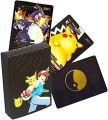 Pack of 8 Pokemon cards Black golden rainbow and silver. 