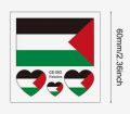 10 Palestine Face Arm Stickers Water Transfer Sticker Vibrant Colors Palestine Flag Tattoo Sticker Effortless Removal. 