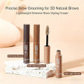 3 Colors Superfluff Volumizing Brow Tint for Eyebrows Tinted Brow Gel Brown Long Lasting Waterproof Eyebrow Tattoo Dye Cosmetics.