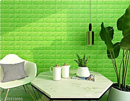Wallpaper 3D Wall Foam Sheet, Self Adhesive 3D Brick Design Peel Stickers Fomic Sheet