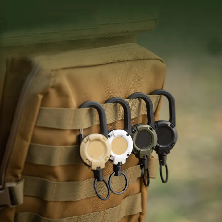 1/2/4Pcs%20Heavy%20Duty%20Retractable%20Badge%20Reel,%20Anti-Theft%20Metal%20Easy%20Pull%20Buckle%20Rope,%20Elastic%20Retractable%20Keychain,%20Sport%20ID%20Badge%20-%20Image%203