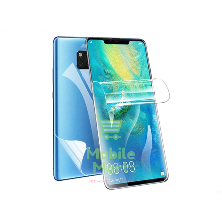Huawei Mate 20 Pro Front & Back Clear Hydrogel Film - 2 in 1 Full Body Soft Screen Protector (Not Glass)