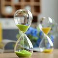 5/15/30/60 Minutes New Nordic Glass Droplet Time Hourglass Timer Creative Home Decoration Crafts Decoration Valentine's Day Gift. 