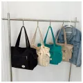 Women's Fashion Shoulder Bag Class Large Capacity Student Tote Bag New Canvas Commuter Handbag Carrying Bags cabas eco bag. 