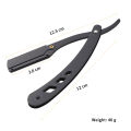 New Professional Hairdresser Shaver Men's Barber Razor Haircut Tools Metal Stainless Steel Universal Single-edged Blade. 