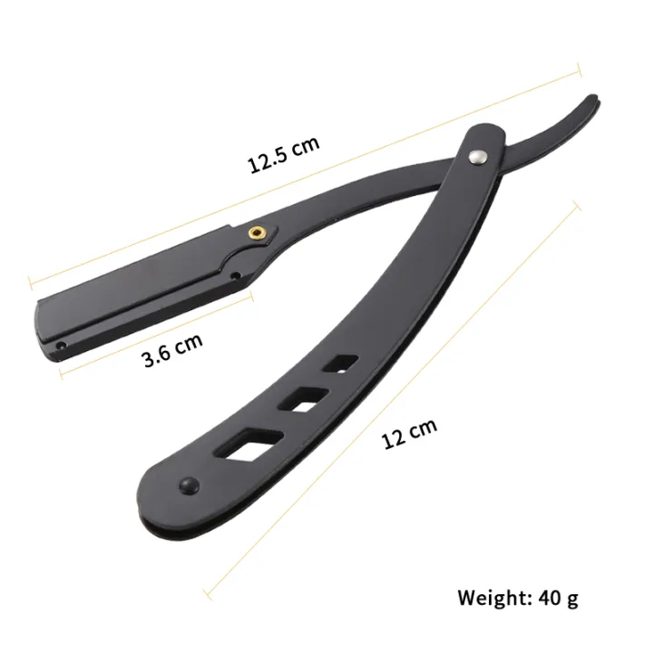 New%20Professional%20Hairdresser%20Shaver%20Men's%20Barber%20Razor%20Haircut%20Tools%20Metal%20Stainless%20Steel%20Universal%20Single-edged%20Blade%20-%20Image%203