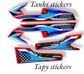 Bike Sticker 125 Tanki tapa/4piece Sticker for Honda 125 2 piece for tapa and 2 piece for Tanki/Bike sticker 125/Sticker for bike Honda 125 Motorcycle/Sticker for Tanki tapa 125/bike decoration accessories/125 sticker for tanky tapy/125 Sticker  kit red. 
