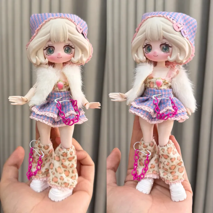 New%20Suit%20Ob11%20Doll%20Clothes%20Flat%20Replace%208%20Points%2012%20Points%20Bjd%20Dress%20Up%2016-17%20Cm%20Doll%20Skirt%20Daily%20Wear%20Suitable%20for%20Bjd%20-%20Image%203