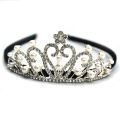 Hair Crown Wedding Hair Accessories For Women Silver Color and White Pearl Crown For Bridal Crowns And Tiara Women Accessories. 