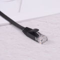1Pcs Black cable rj45 ethernet 10 inch 25cm network cat patch cord internet cat6 wire.