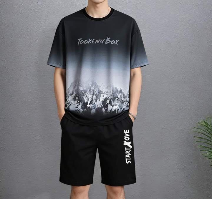 Men's%20Sets%202025%20Summer%20Fashion%20T%20Shirts%20Casual%20Polyester%20Gradient%20Shorts%20Set%20Men's%20Sporty%20Two-piece%20Outfit%20Basketball%20Tracksuits%20-%20Image%203