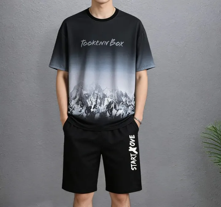 Men's%20Sets%202025%20Summer%20Fashion%20T%20Shirts%20Casual%20Polyester%20Gradient%20Shorts%20Set%20Men's%20Sporty%20Two-piece%20Outfit%20Basketball%20Tracksuits%20-%20Image%203